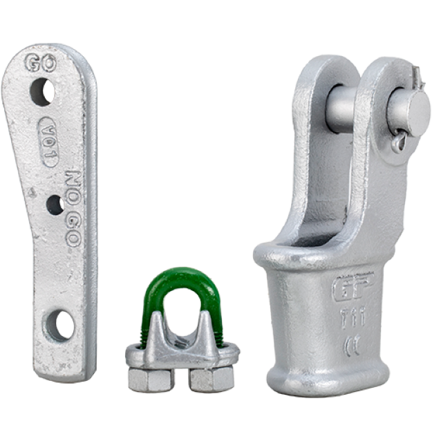 Green Pin® Open Long Wedge Socket CP Green Pin